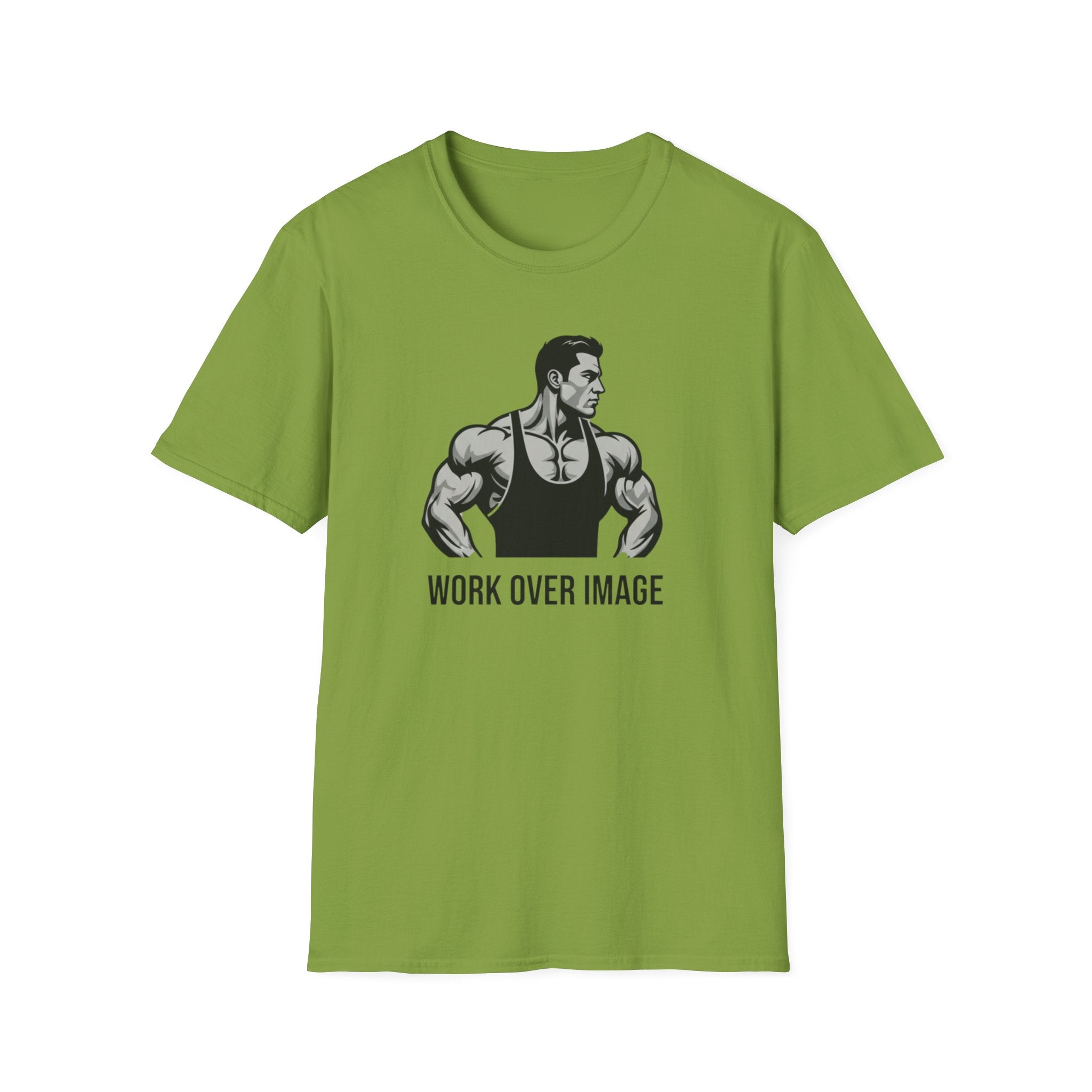 Work Over Image T-Shirt
