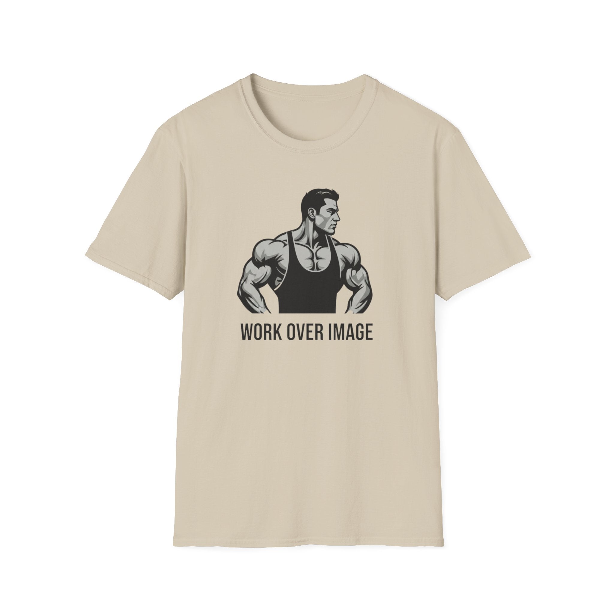Work Over Image T-Shirt