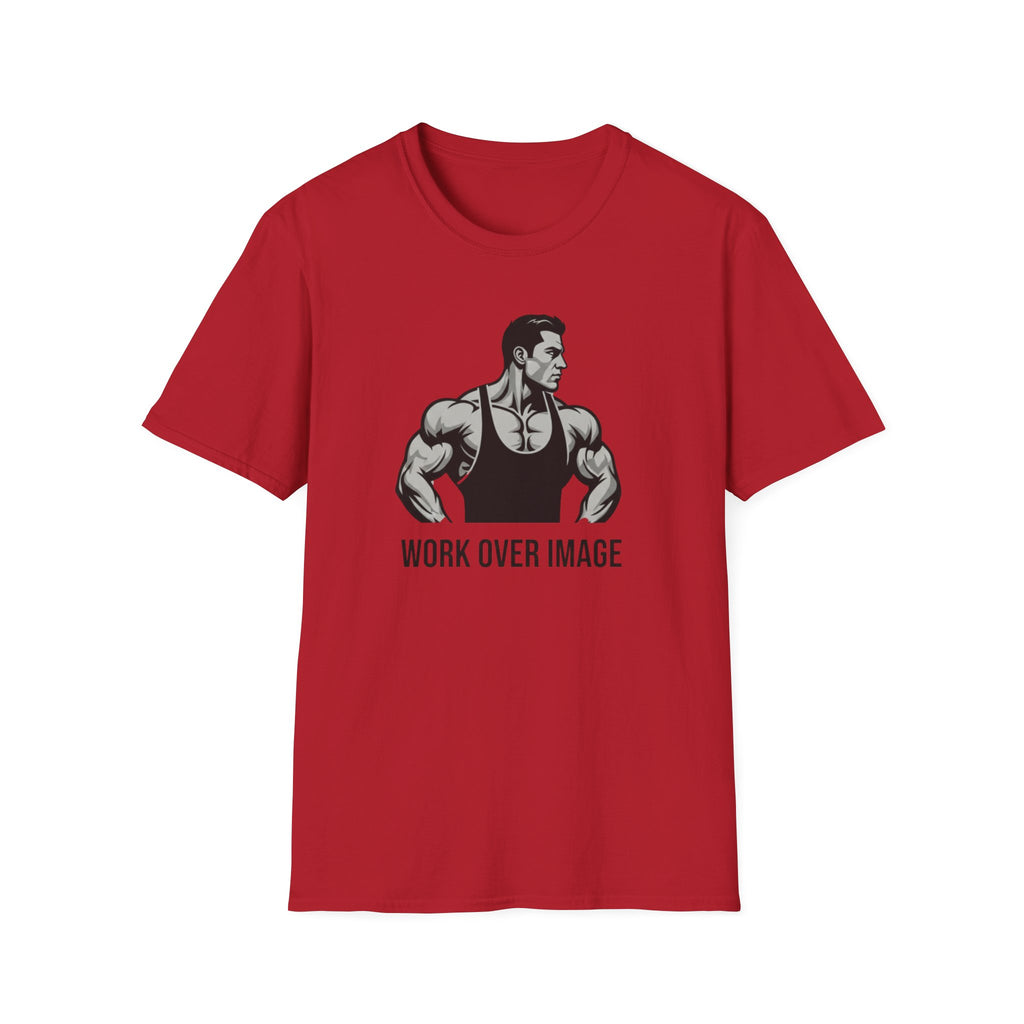 Work Over Image T-Shirt