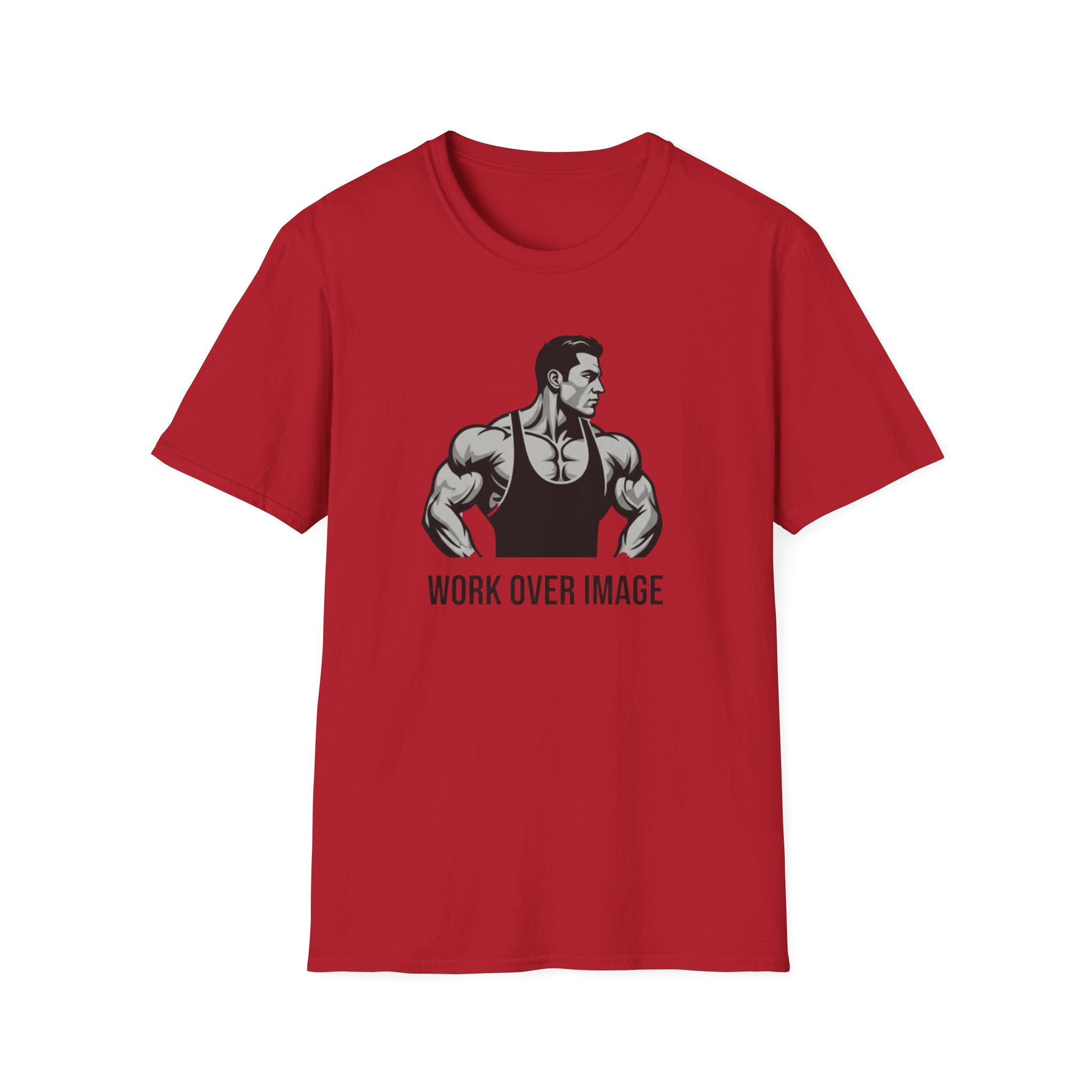 Work Over Image T-Shirt