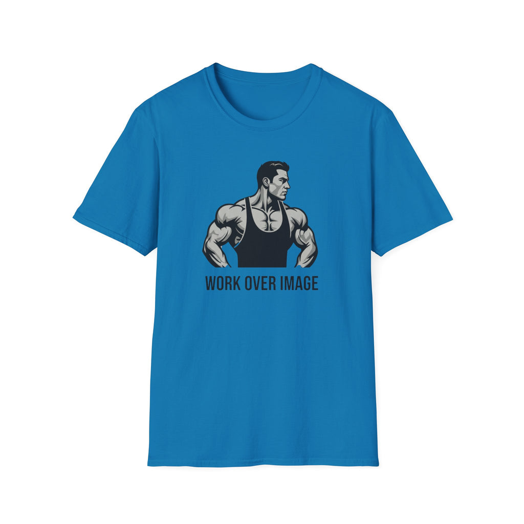 Work Over Image T-Shirt