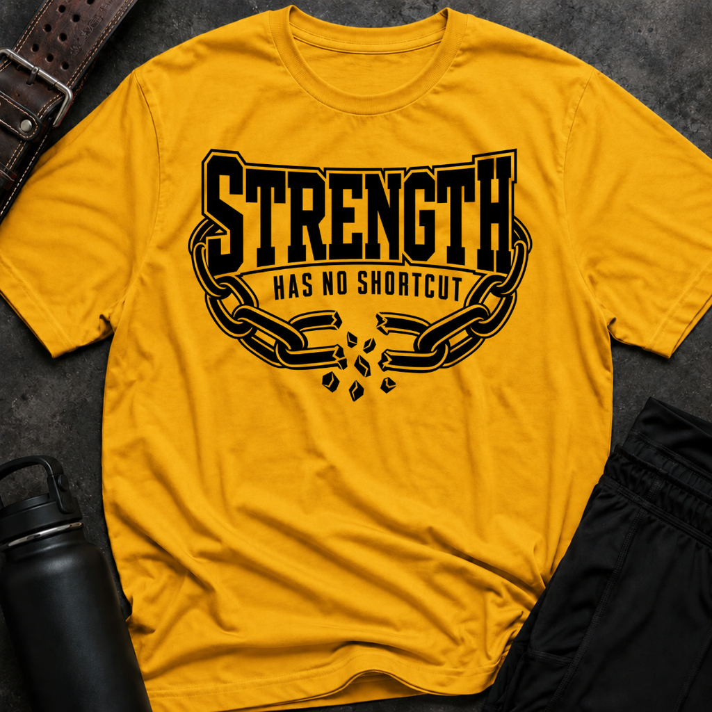 Strength Has No Shortcut T-Shirt