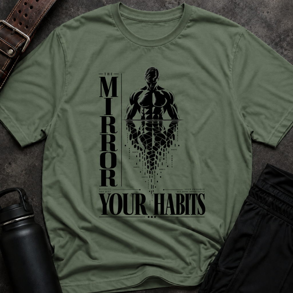 The Mirror Reveals Your Habits T-Shirt