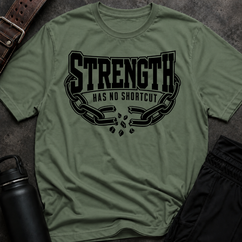 Strength Has No Shortcut T-Shirt