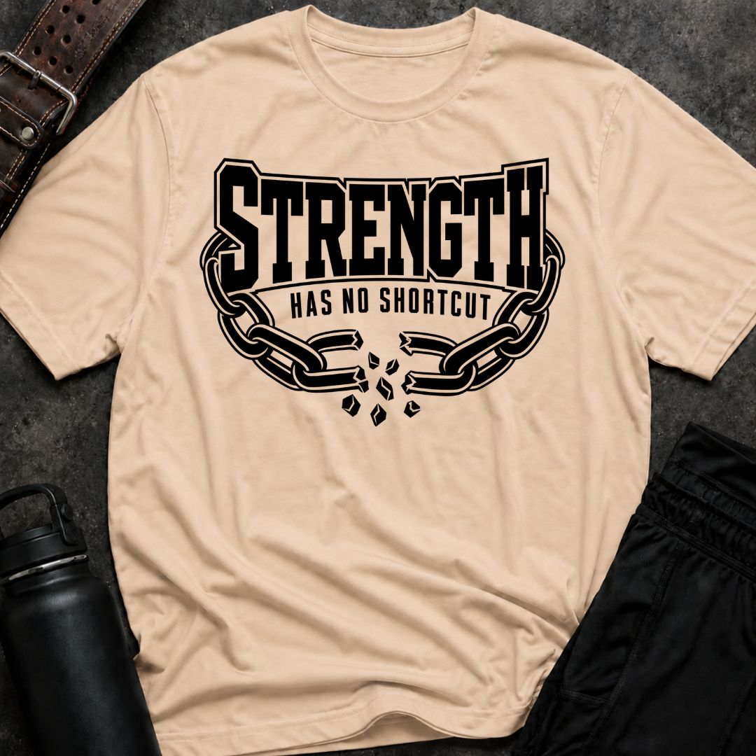 Strength Has No Shortcut T-Shirt
